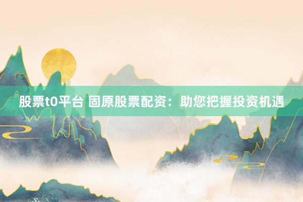 股票t0平台 固原股票配资:助您把握投资机遇